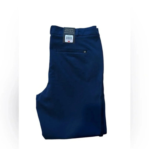 Banana Republic Slim Straight leg Navy pant | Sz 14 - Picture 4 of 4